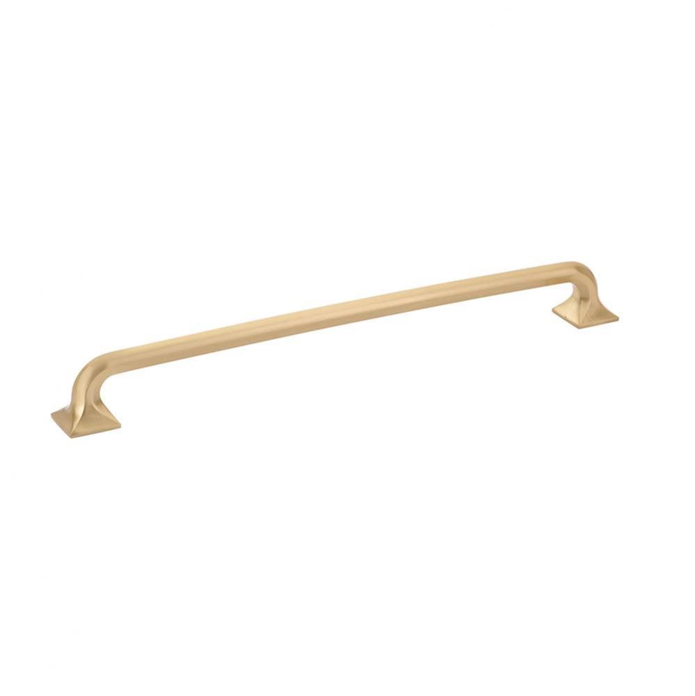 Appliance Pull, Signature Satin Brass, 15&apos;&apos; cc