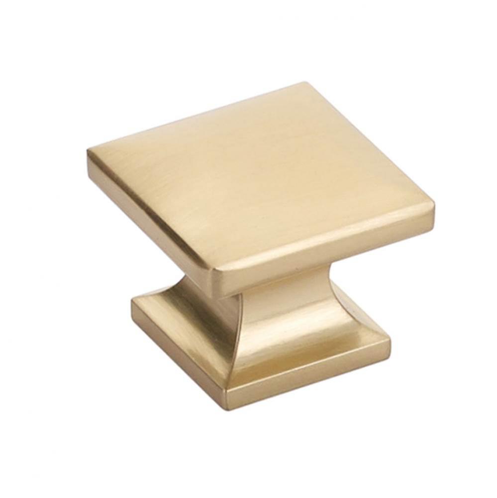 Knob, Signature Satin Brass, 1-3/8&apos;&apos; dia