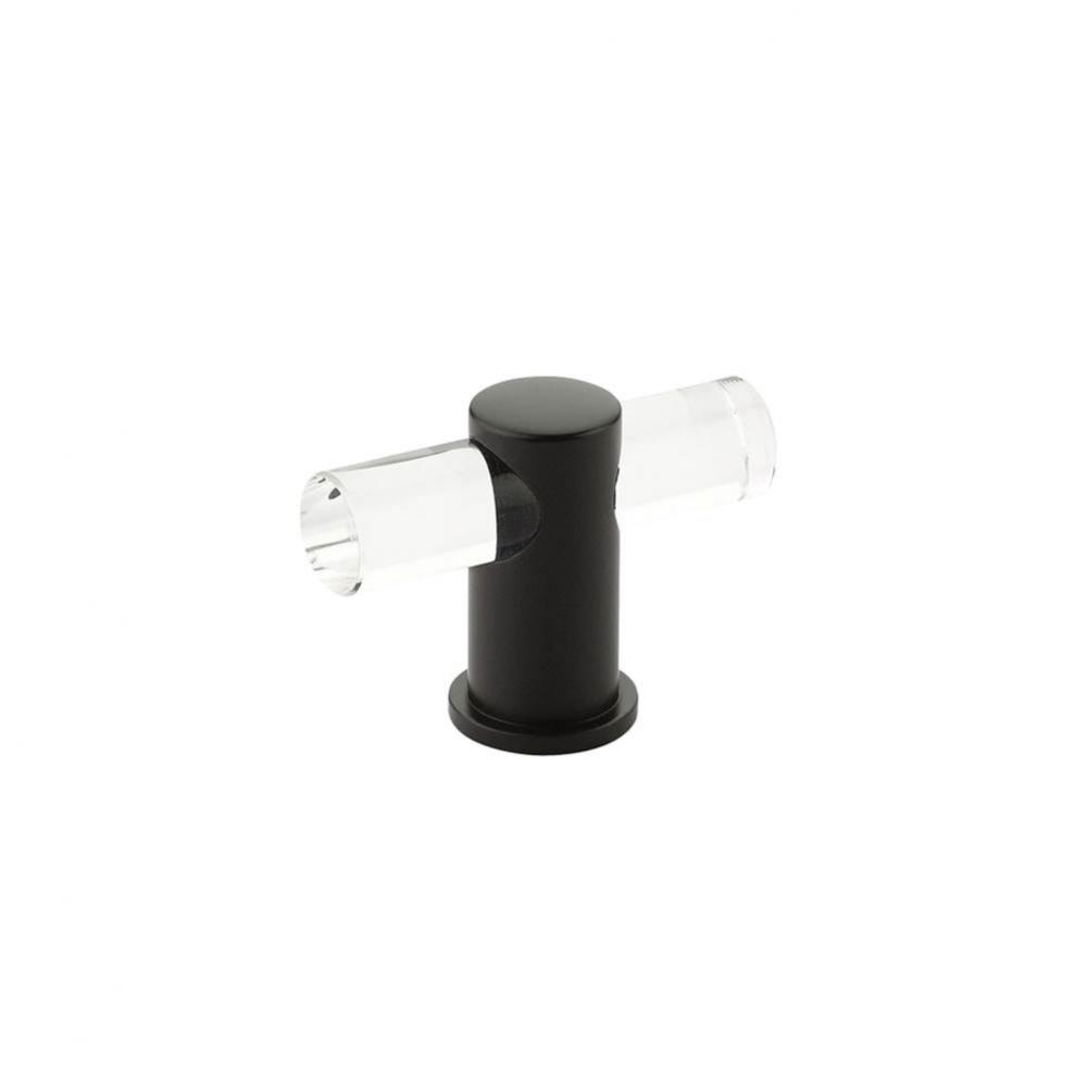 T-Knob, Adjustable clear acrylic, Oil Rubbed Bronze, 2&apos;&apos;