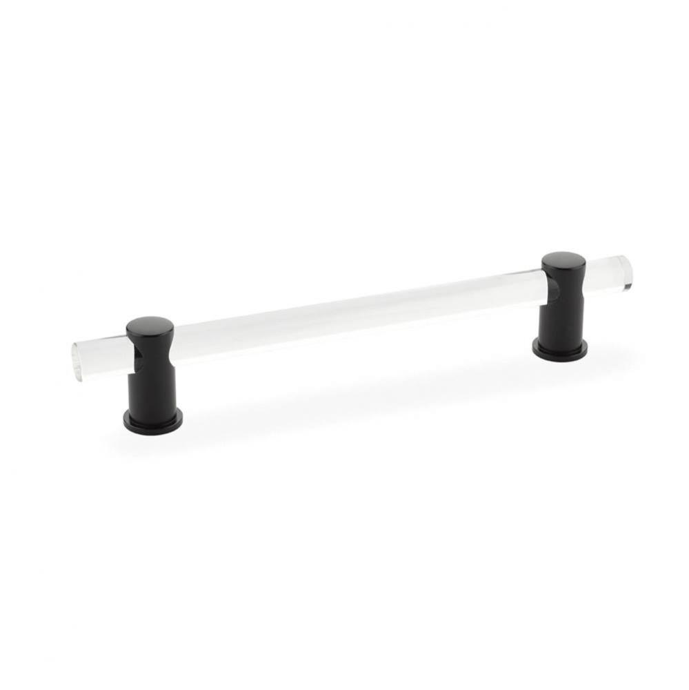 Pull, Adjustable clear Acrylic, Oil Rubbed Bronze, 6&apos;&apos; cc