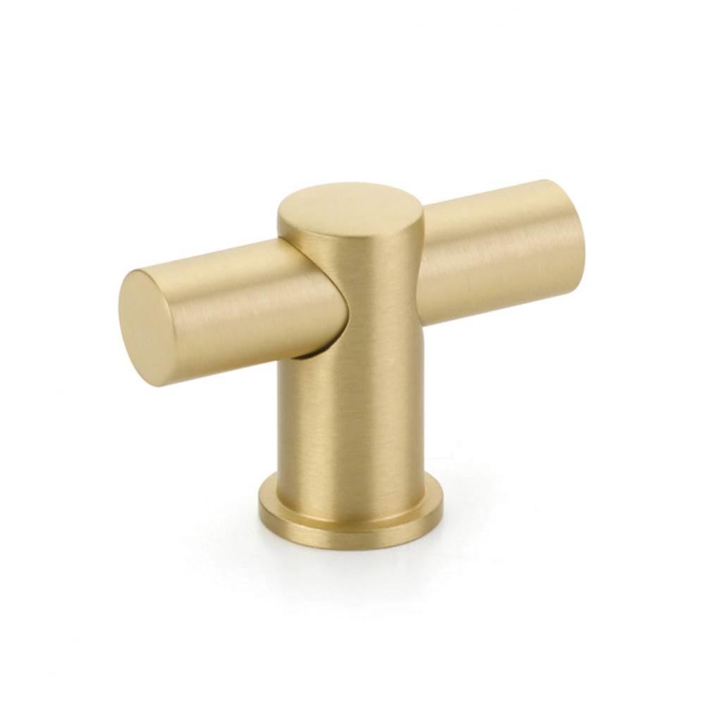 Fonce T-knob, Satin Brass