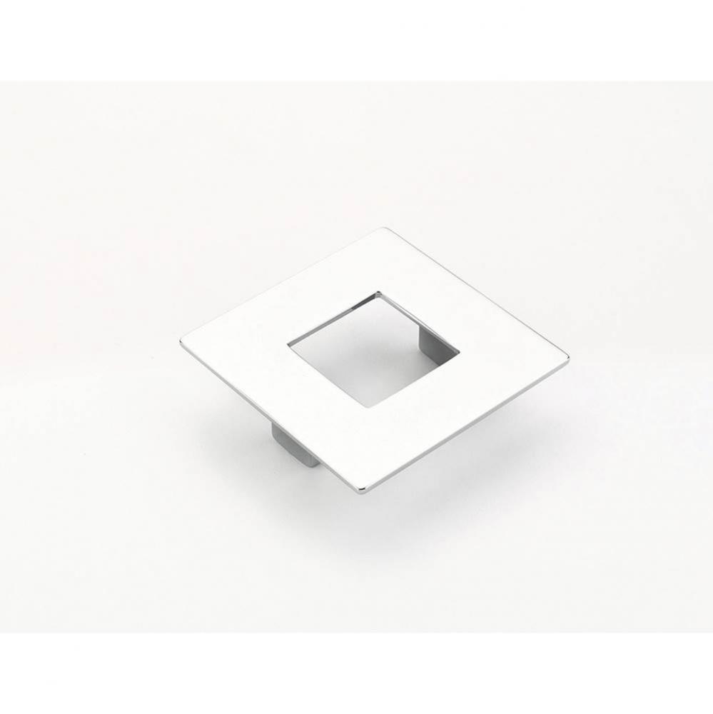 Pull, Square, Polished Chrome, 64 mm cc