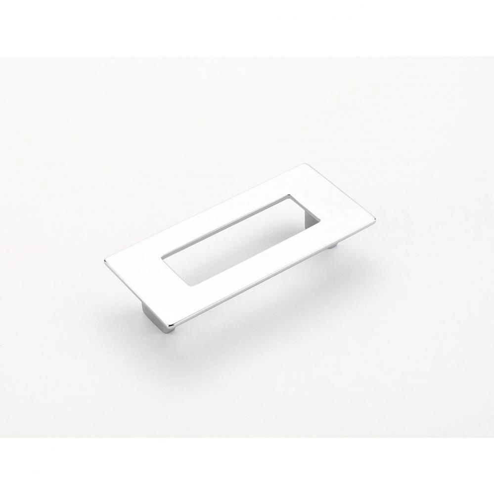 Pull, Rectangle, Polished Chrome, 96 mm cc