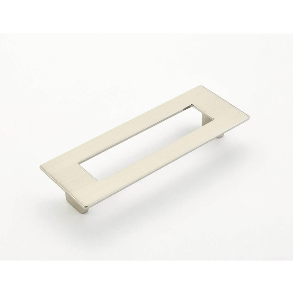 Pull, Rectangle, Satin Nickel, 128 mm cc