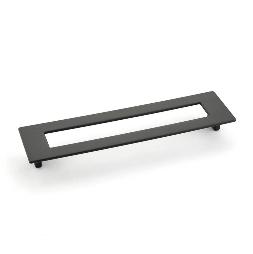 Pull, Rectangle, Matte Black, 192 mm cc