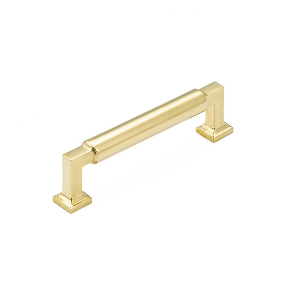 Pull, Unlacquered Brass, 4&apos;&apos; cc