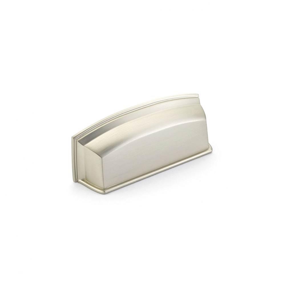 Cup Pull, Satin Nickel, 3-1/2&apos;&apos; cc