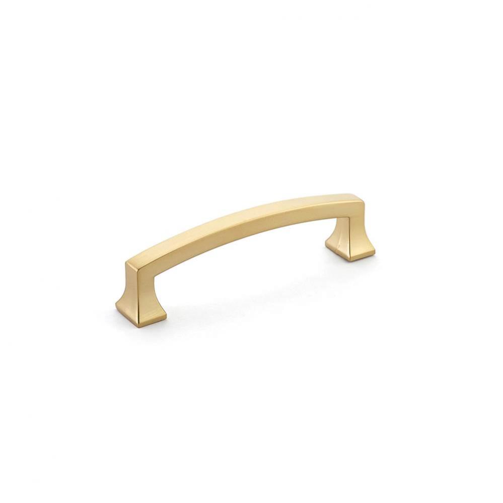 Pull, Arched, Signature Satin Brass, 4&apos;&apos; cc