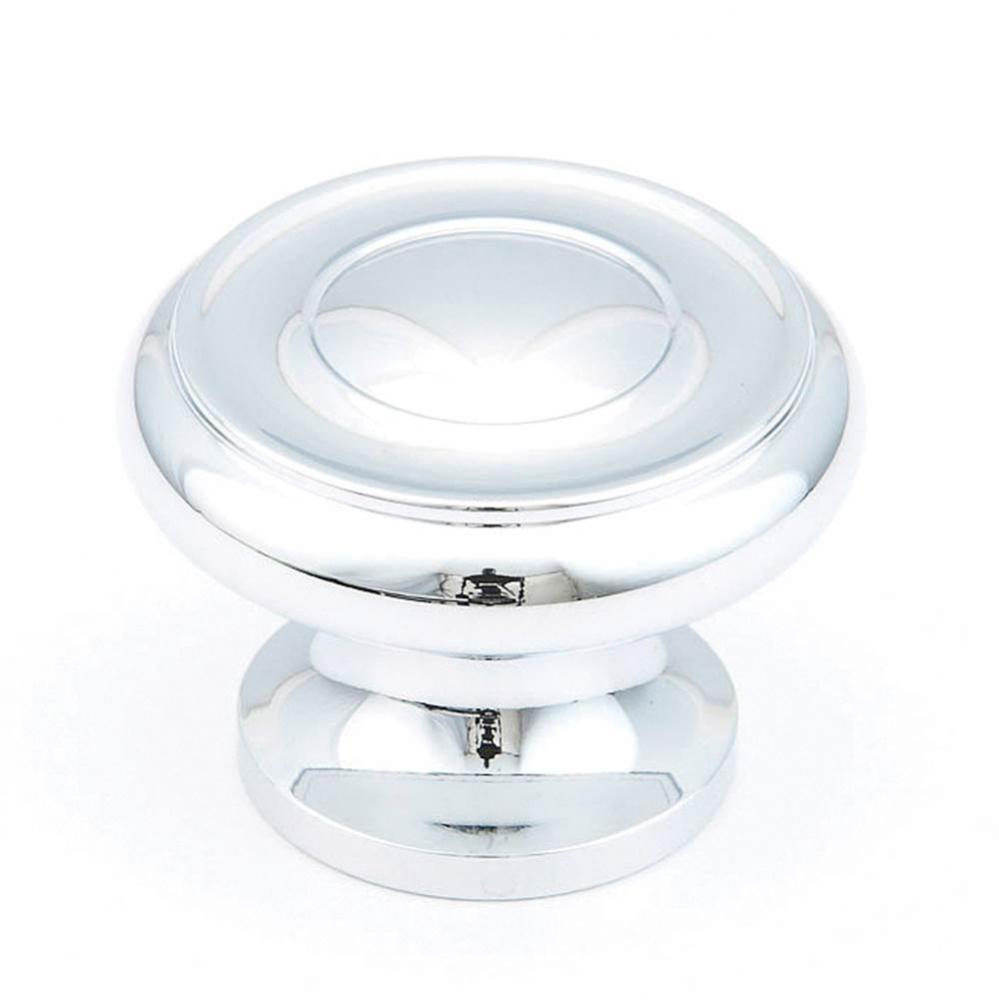 Knob,  Polished Chrome, 1-1/2&apos;&apos; dia