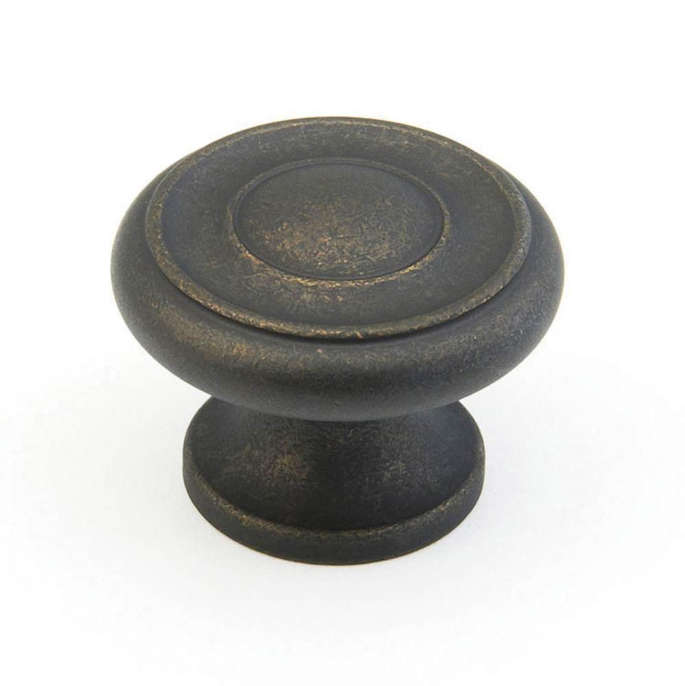 Knob, Distressed Bronze, 1-1/2&apos;&apos; dia