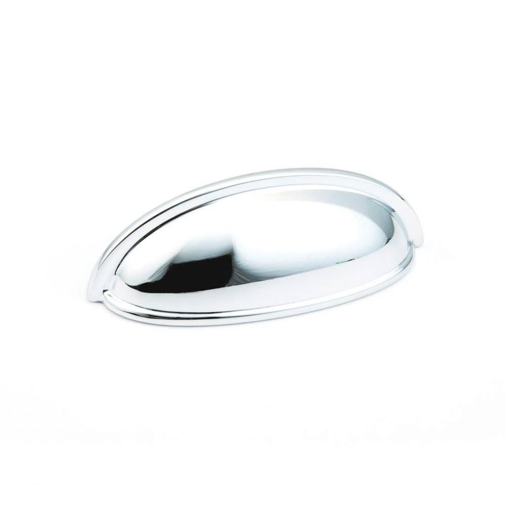 Cup Pull, Polished Chrome, 3&apos;&apos; cc