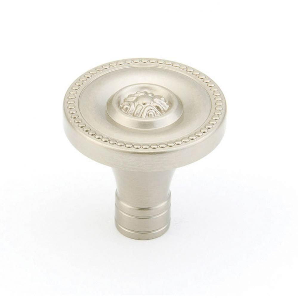 Knob, Satin Nickel, 1-3/8&apos;&apos; dia