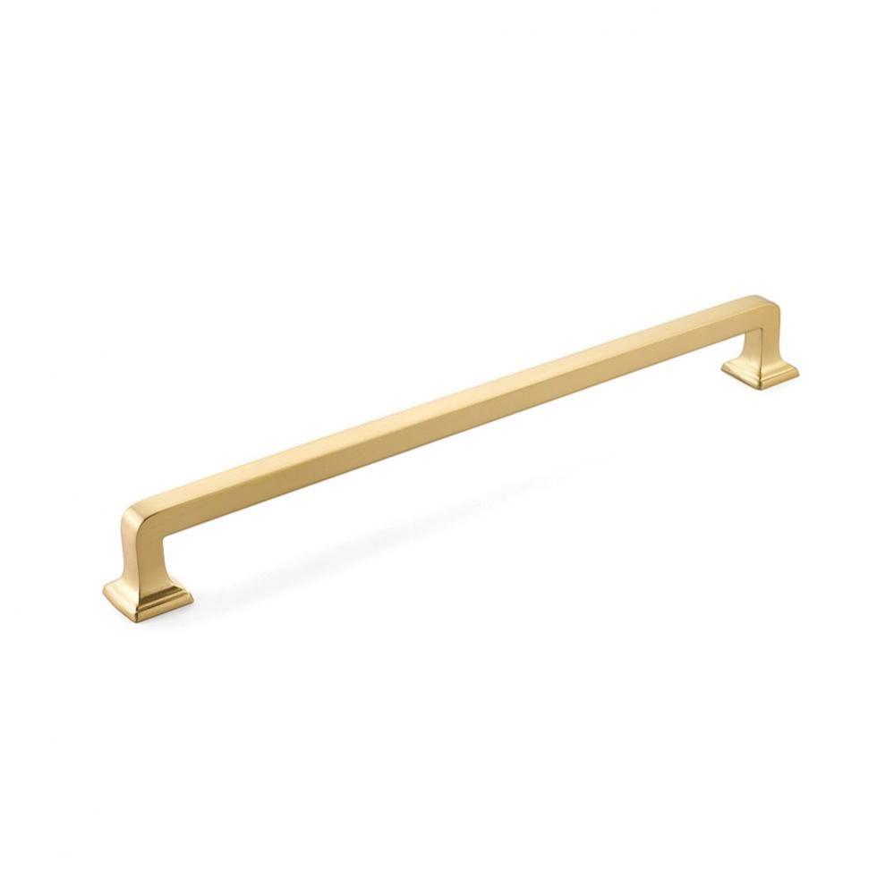 Concealed Surface, Appliance Pull, Signature Satin Brass, 15&apos;&apos; cc