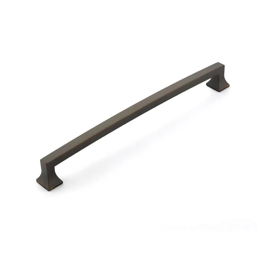 Concealed Surface, Appliance Pull, Arched, Ancient Bronze, 15&apos;&apos; cc