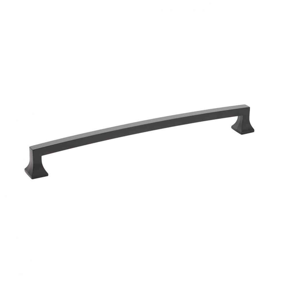 Concealed Surface, Appliance Pull, Arched, Matte Black, 15&apos;&apos; cc