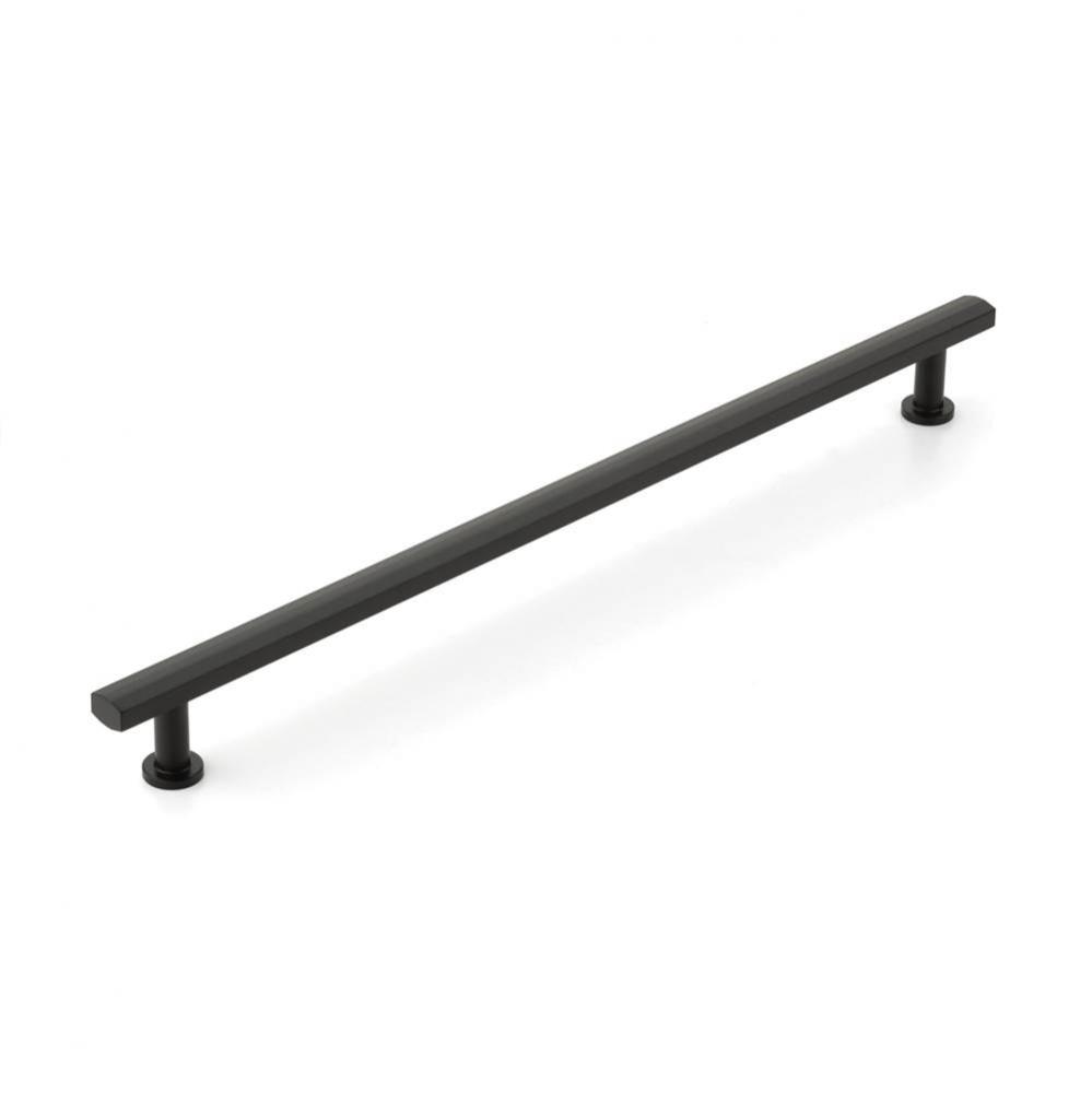 Concealed Surface, Appliance Pull, Matte Black, 18&apos;&apos; cc
