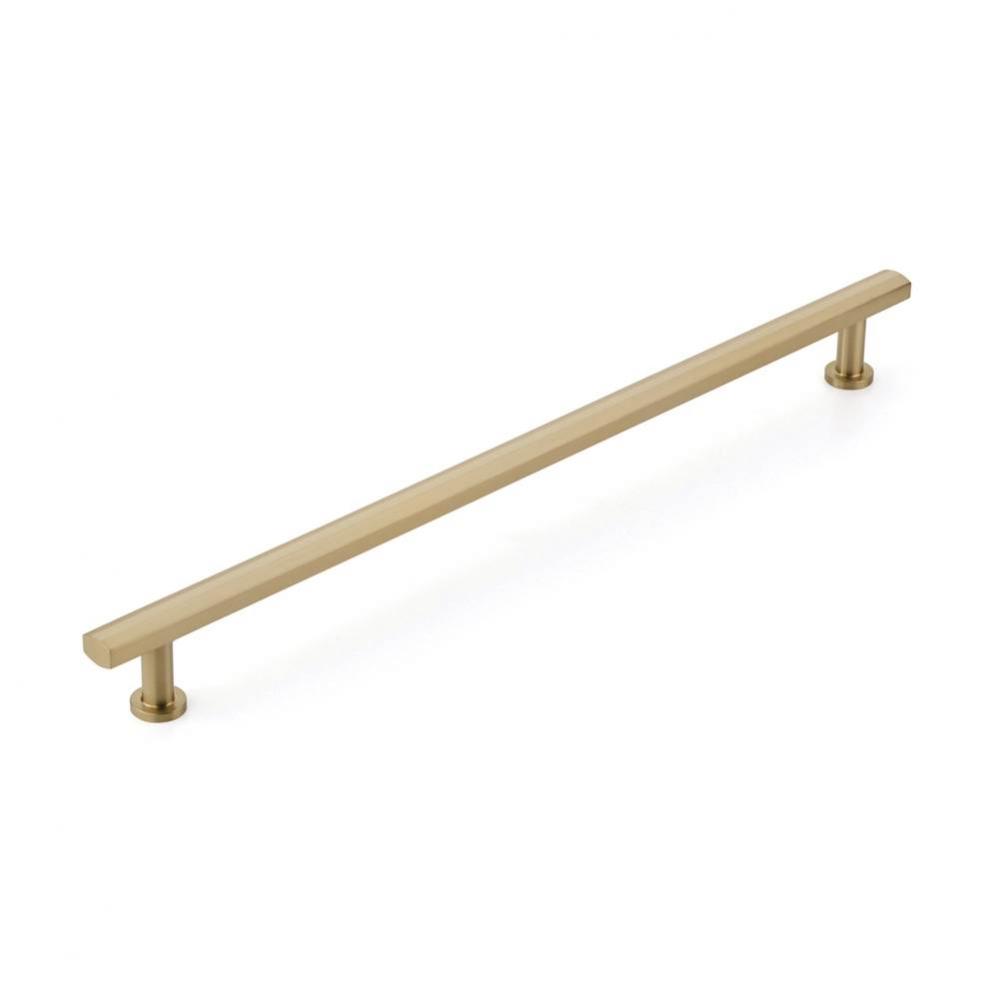 Concealed Surface, Appliance Pull, Signature Satin Brass, 18&apos;&apos; cc