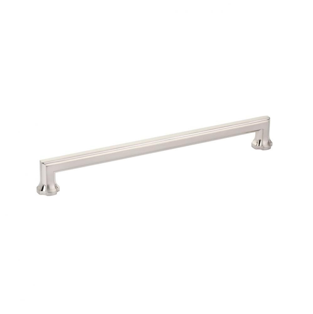 Concealed Surface, Appliance Pull, Brushed Nickel, 12&apos;&apos; cc