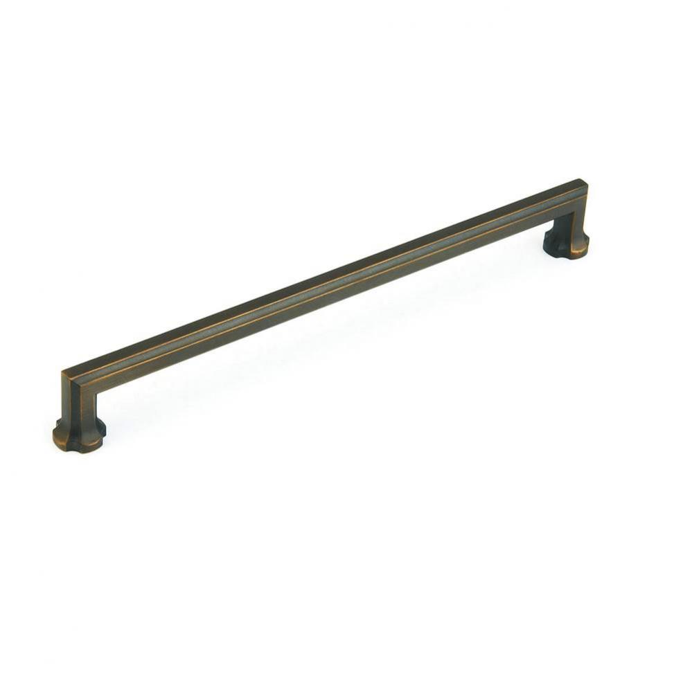 Concealed Surface, Appliance Pull, Ancient Bronze, 15&apos;&apos; cc