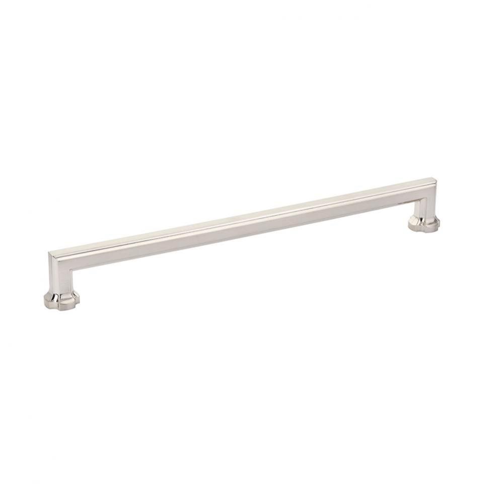 Concealed Surface, Appliance Pull, Brushed Nickel, 15&apos;&apos; cc