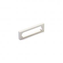 Schaub and Company 10032-BN - Pull, Modern Oval Slot, Brushed Nickel, 3-1/2'' cc