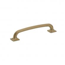 Schaub and Company 207-BBZ - Pull, Square Bases, Brushed Bronze, 6'' cc