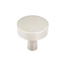 Schaub and Company 470-15 - Round Knob, Satin Nickel, 1-1/4'' dia