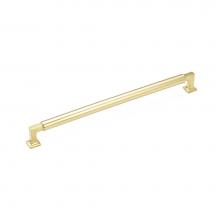 Schaub and Company BTB479-UNBR - Back to Back, Appliance Pull, Unlacquered Brass, 15'' cc