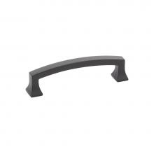 Schaub and Company 542-MB - Pull, Arched, Matte Black, 4'' cc