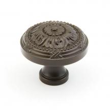 Schaub and Company 752-10B - Knob, Oil Rubbed Bronze, 1-1/2'' dia