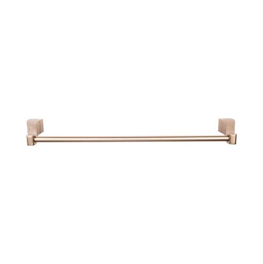 Aqua Bath Towel Bar 18 Inch Single Brushed Bronze