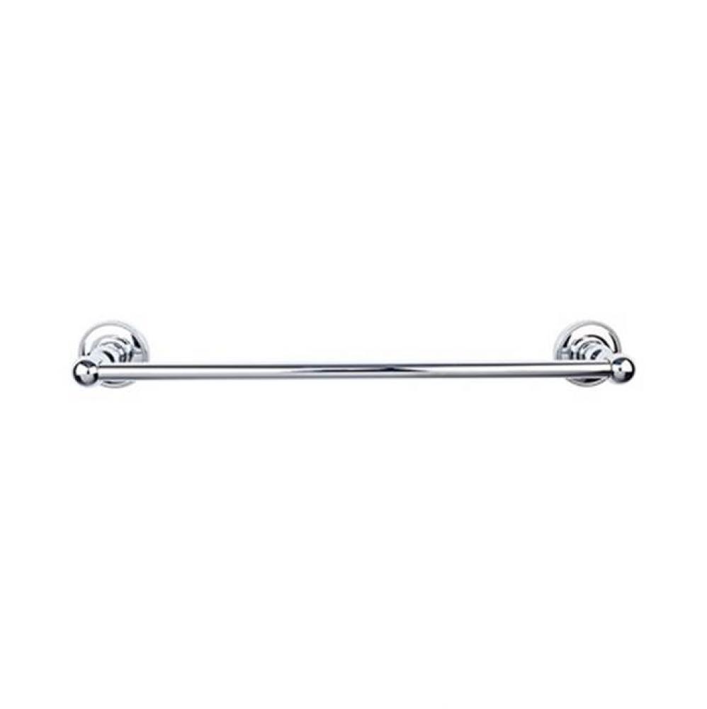 Edwardian Bath Towel Bar 30 In. Single - Beaded Bplate Polished Chrome