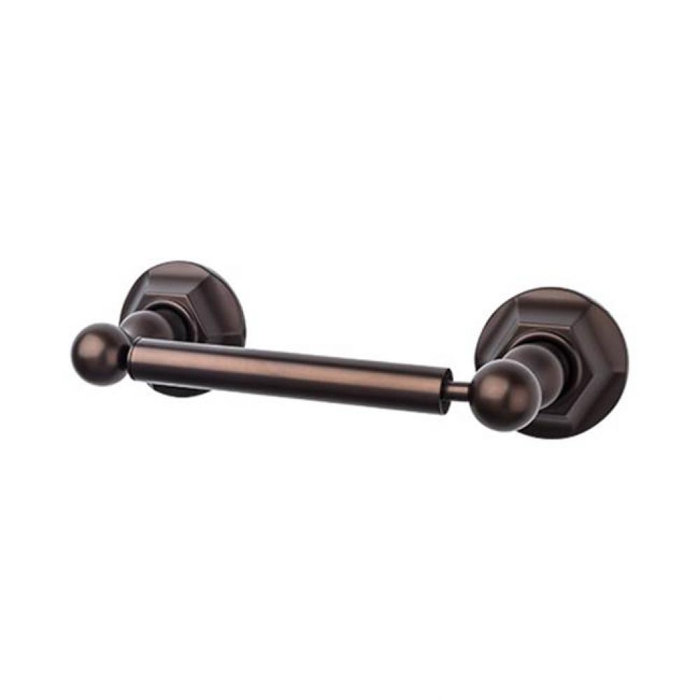 Edwardian Bath Tissue Holder Hex Backplate Oil Rubbed Bronze