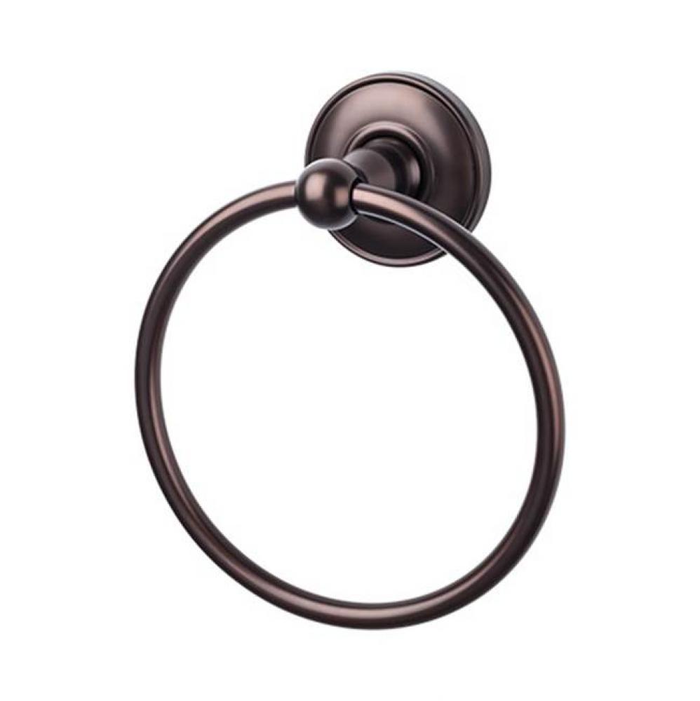 Edwardian Bath Ring Plain Backplate Oil Rubbed Bronze