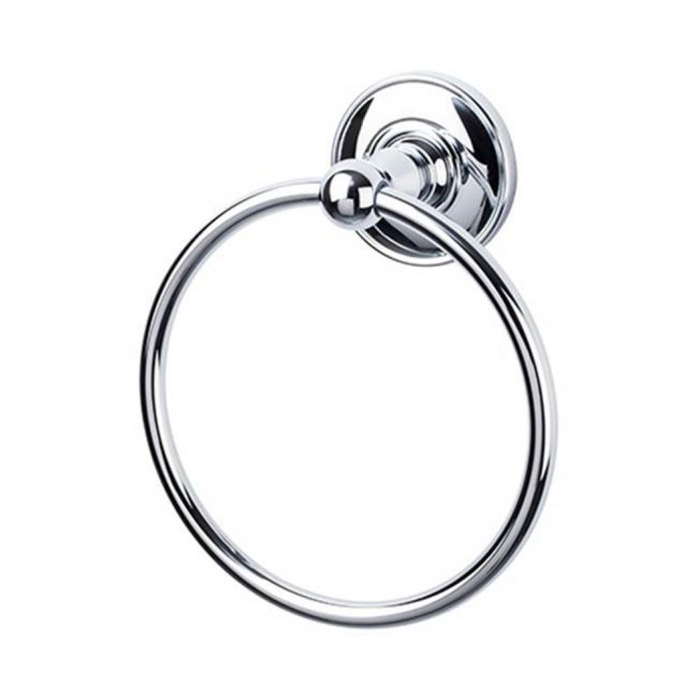 Edwardian Bath Ring Plain Backplate Polished Chrome