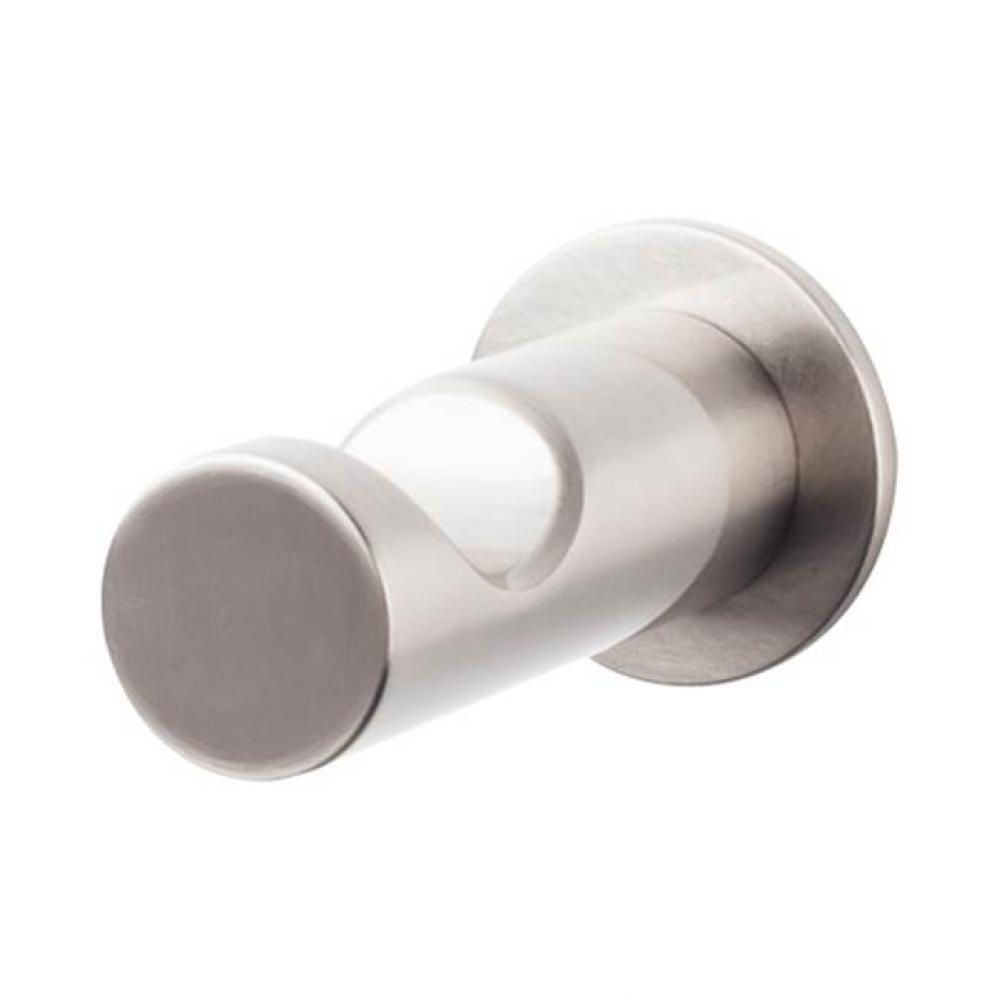 Hopewell Bath Single Hook  Brushed Satin Nickel