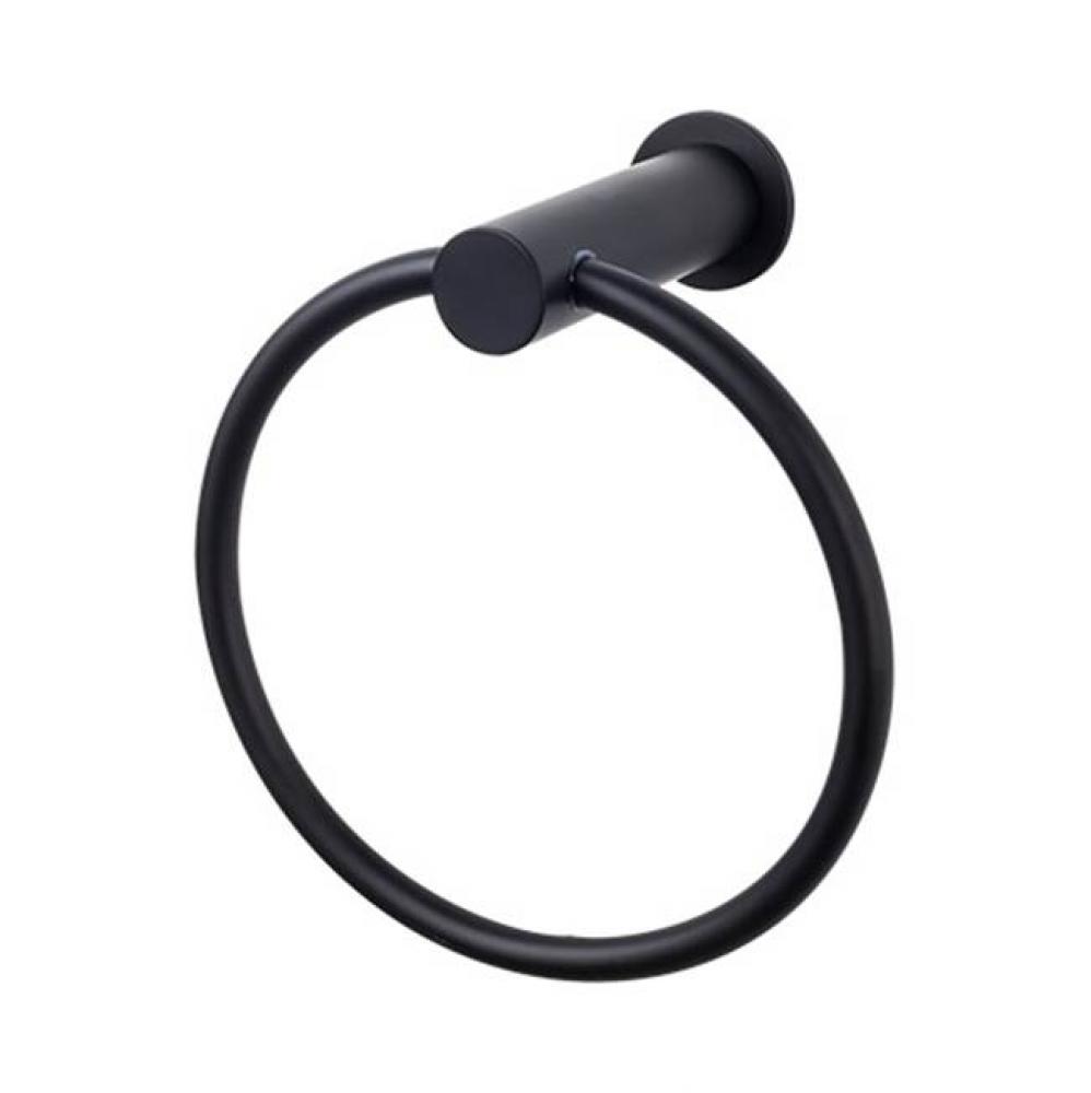 Hopewell Bath Ring  Flat Black