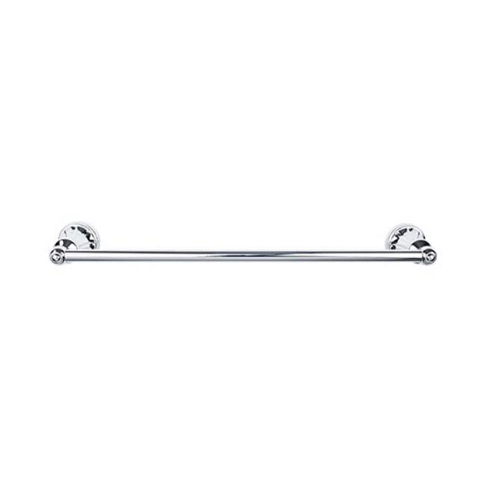 Hudson Bath Towel Bar 18 Inch Single Polished Chrome