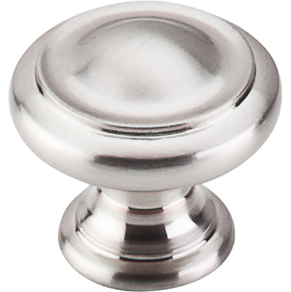 Dome Knob 1 1/8 Inch Brushed Satin Nickel