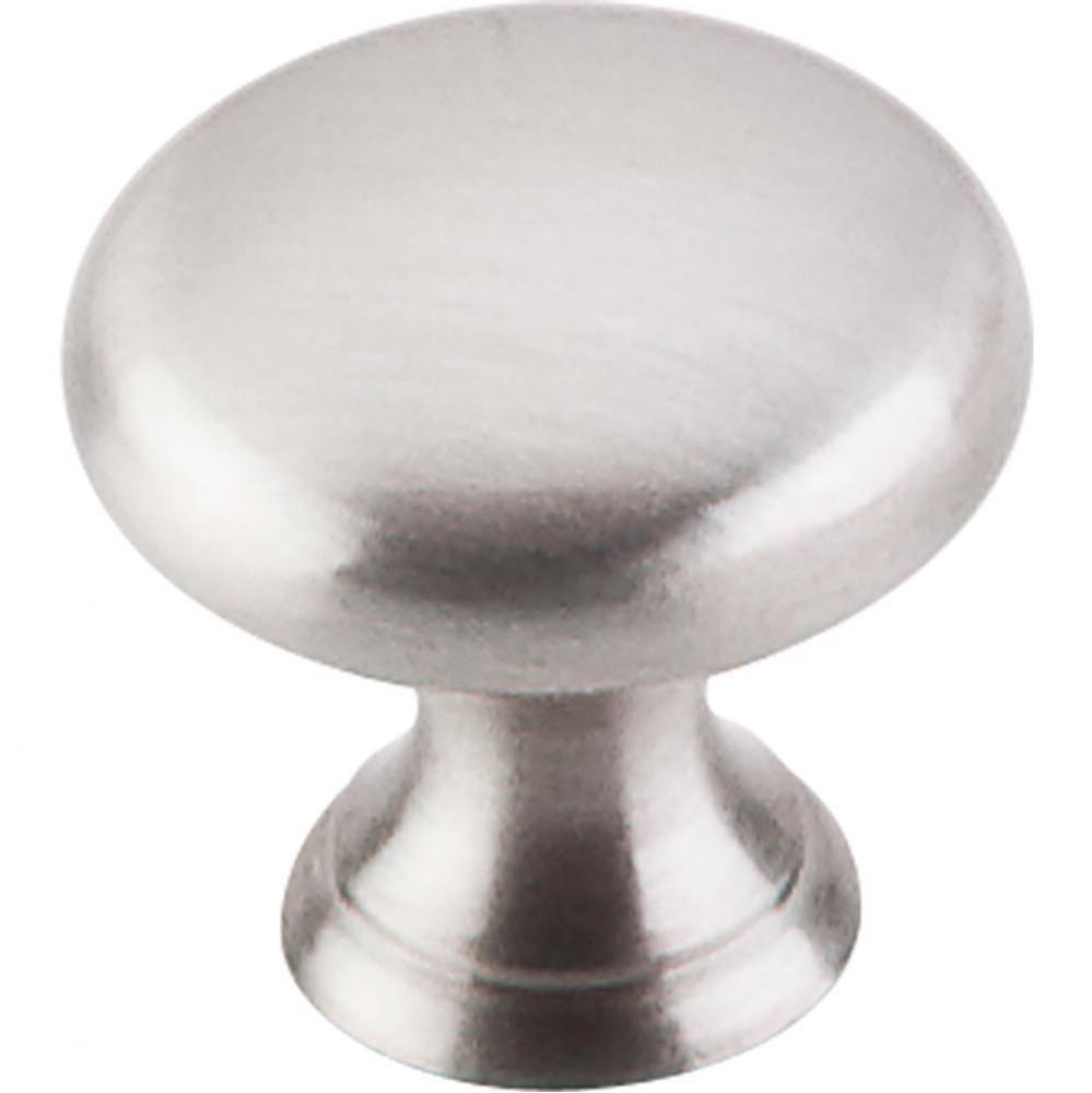 Asbury Mushroom Knob 15/16 Inch Brushed Satin Nickel