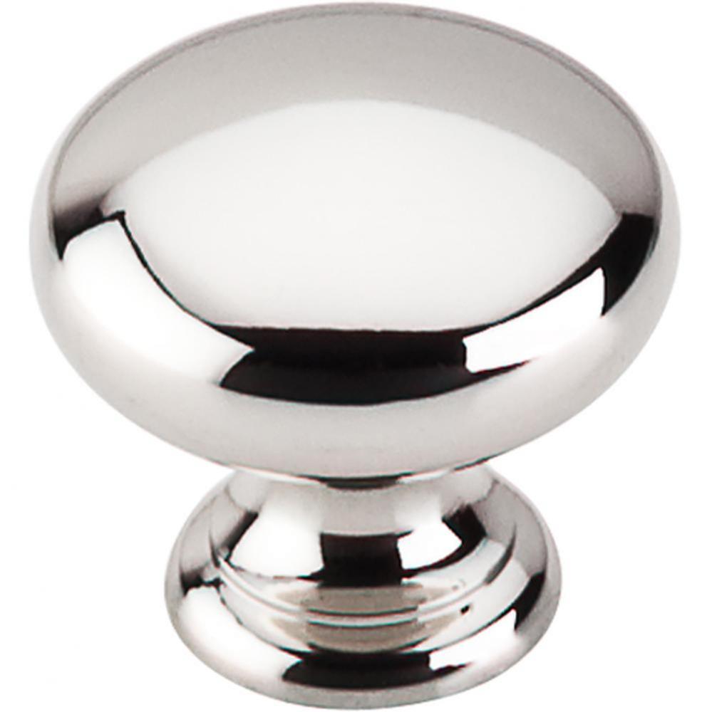 Mushroom Knob 1 1/4 Inch Polished Nickel