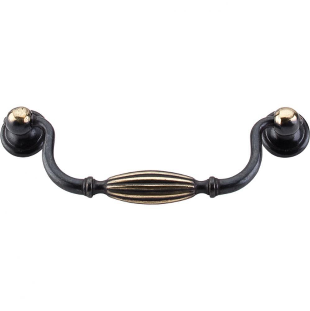 Tuscany Drop Pull 5 1/16 Inch (c-c) Dark Antique Brass