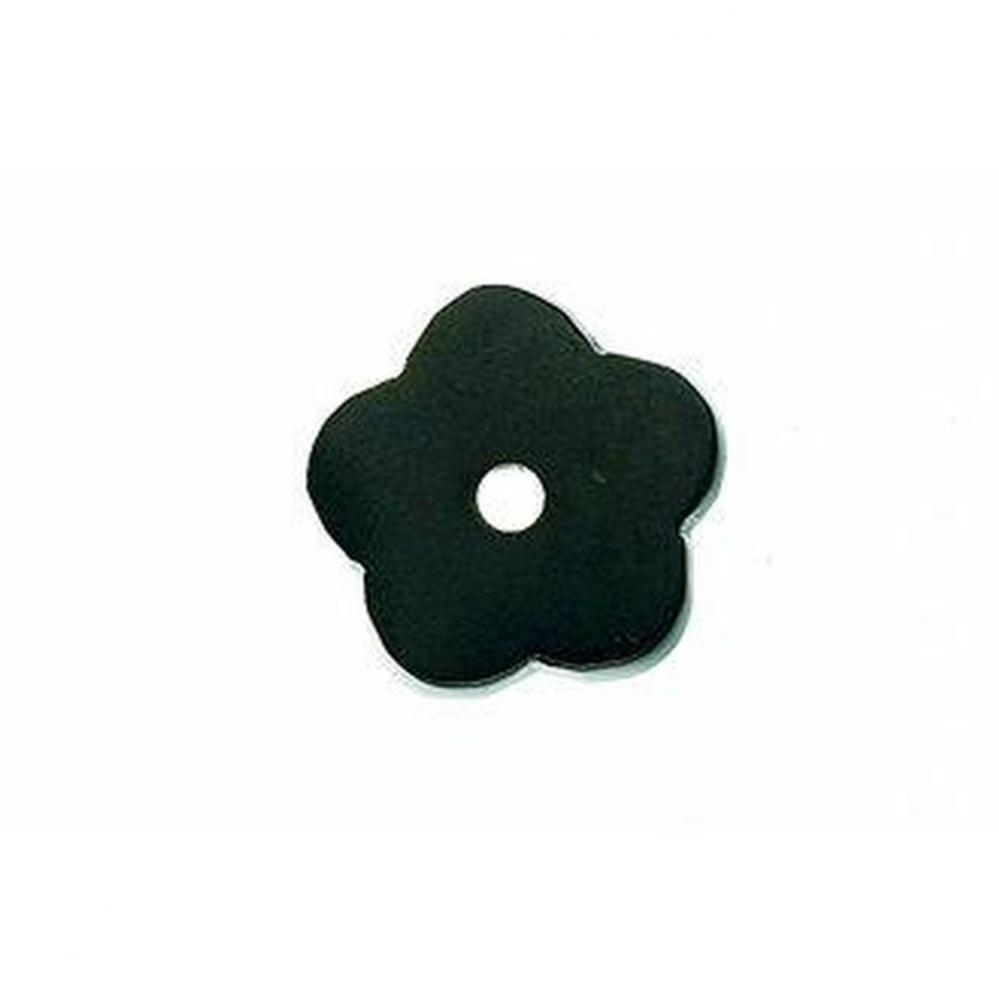 Aspen Flower Backplate 1 Inch Medium Bronze