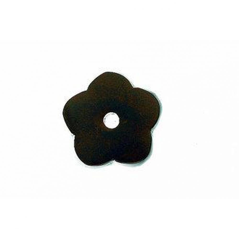 Aspen Flower Backplate 1 Inch Mahogany Bronze