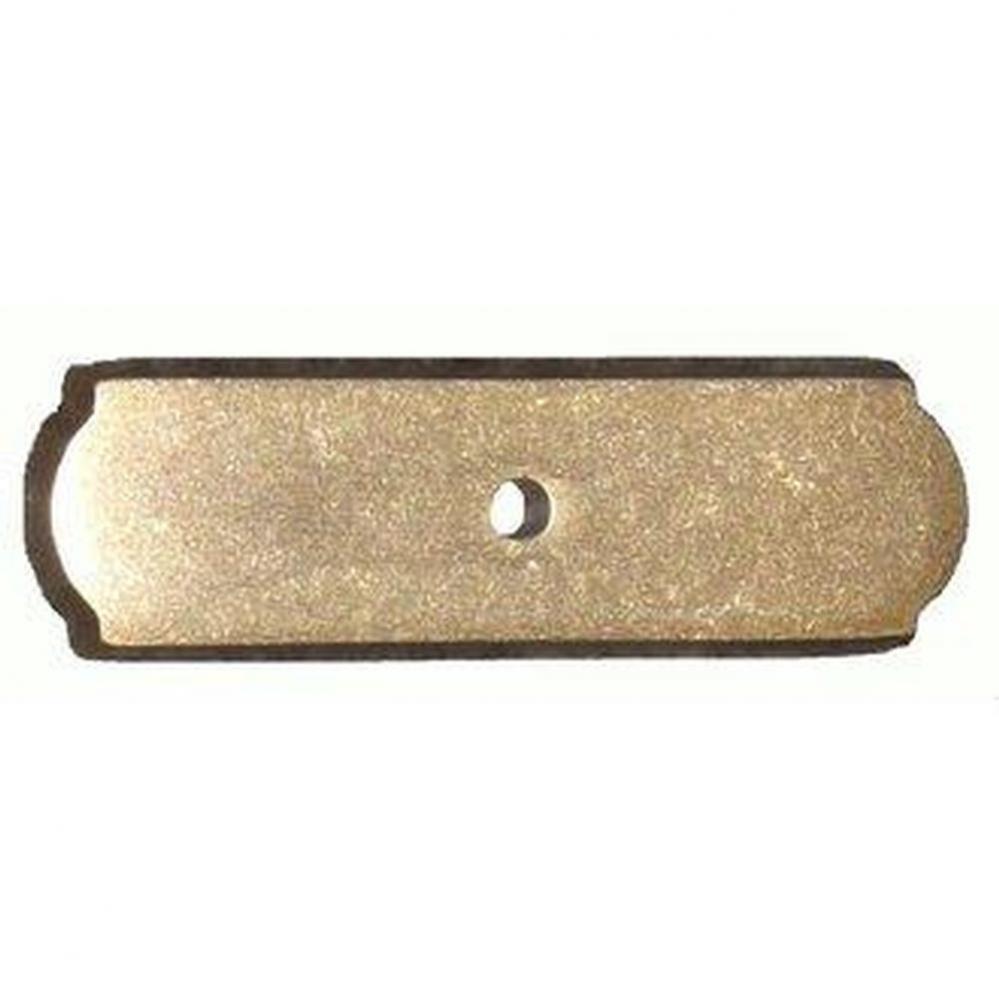 Aspen Rectangle Backplate 2 1/2 Inch Light Bronze