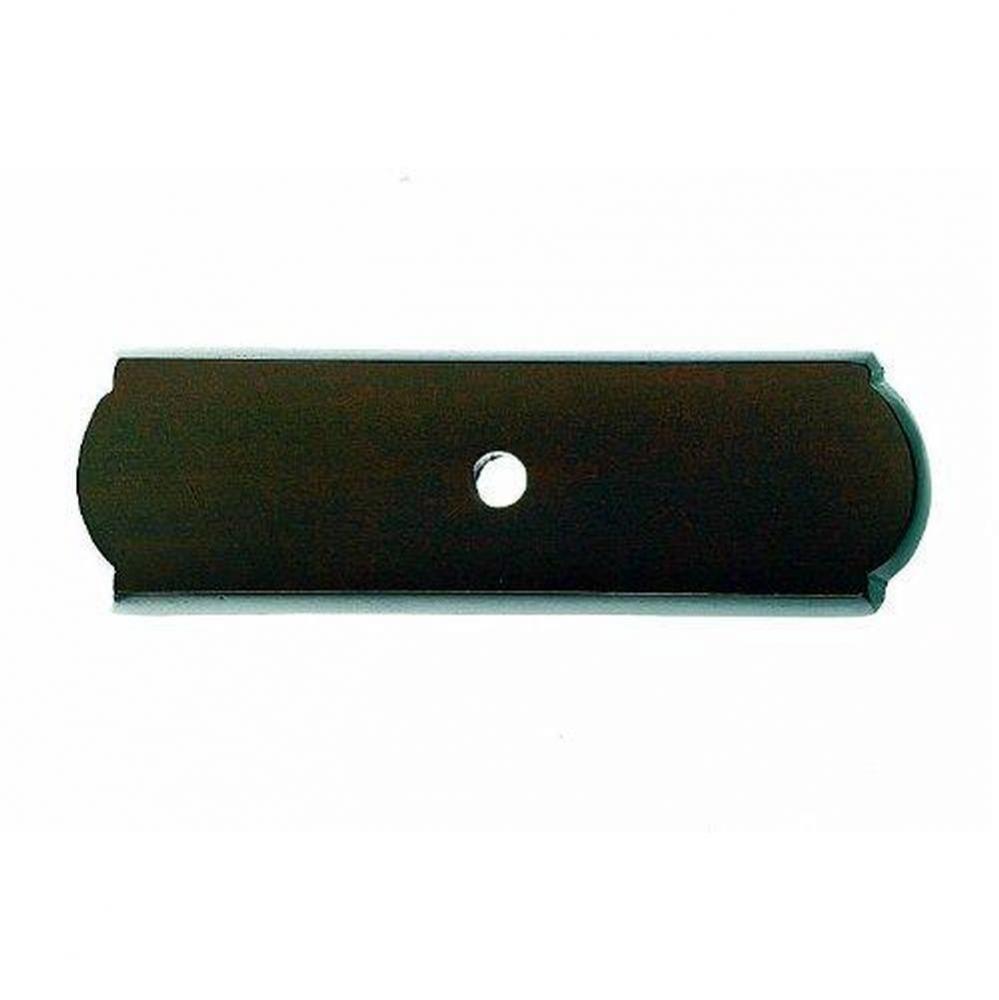 Aspen Rectangle Backplate 2 1/2 Inch Mahogany Bronze