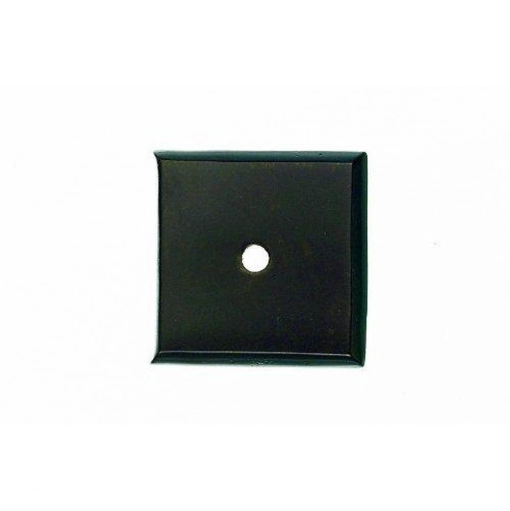 Aspen Square Backplate 1 1/4 Inch Medium Bronze