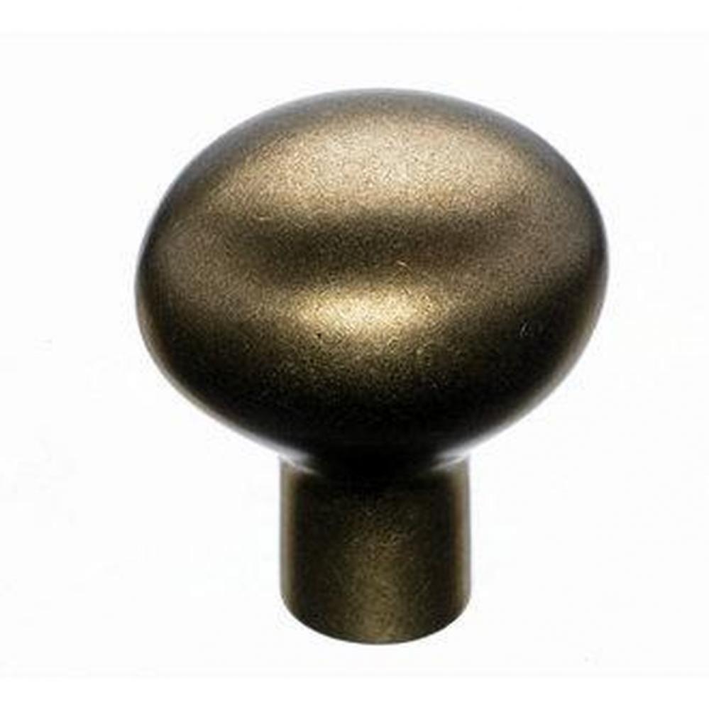 Aspen Small Egg Knob 1 3/16 Inch Light Bronze