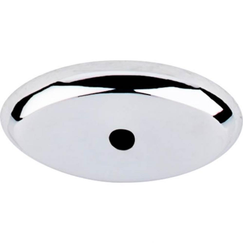 Aspen II Oval Backplate 1 1/2 Inch Polished Chrome