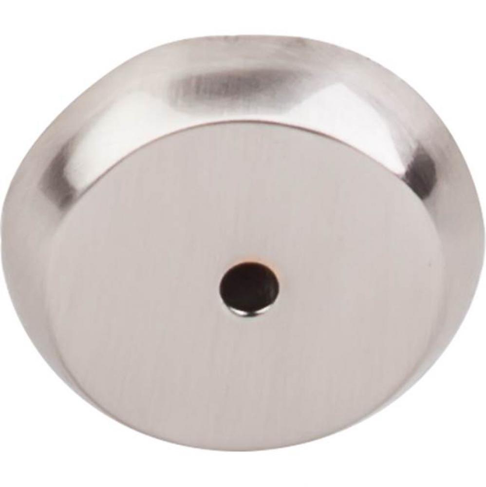 Aspen II Round Backplate 1 1/4 Inch Brushed Satin Nickel